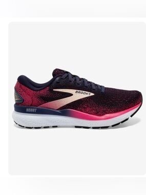 Brooks Ghost 16 Running Shoes 8.5 Rasberry/Apricot Athletic Trainer Athleisure